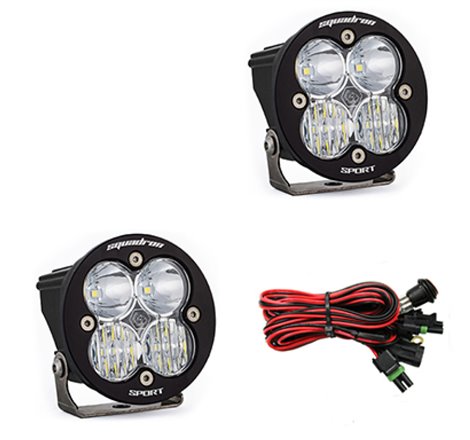 Baja Designs Squadron R Sport Driving/Combo Pair LED Light Pods - Clear