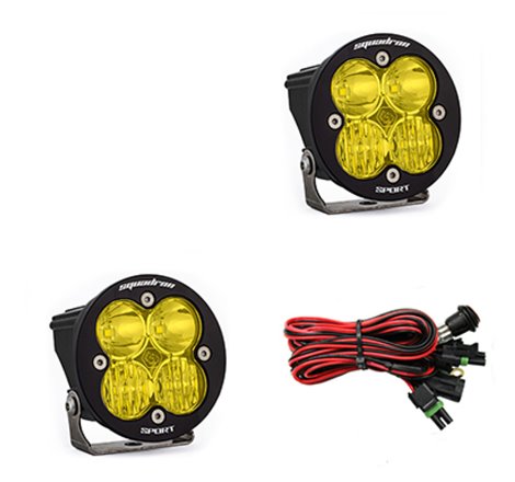 Baja Designs Squadron R Sport Driving/Combo Pair LED Light Pods - Amber