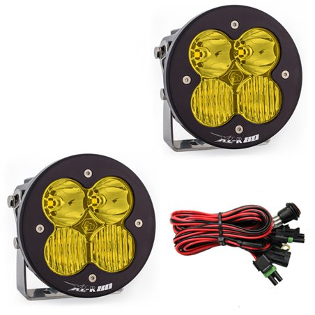 Baja Designs XL R 80 Series Driving Combo Pattern Pair LED Light Pods - Amber