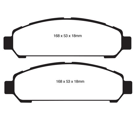 EBC 08+ Toyota Venza 2.7 Greenstuff Front Brake Pads