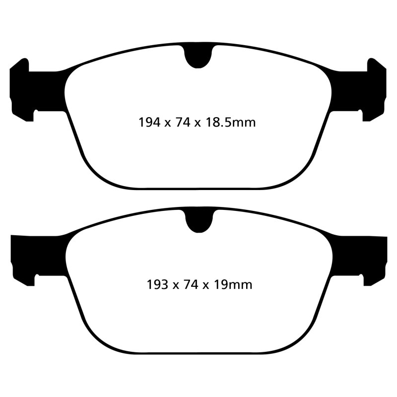 EBC 08+ Volvo XC60 3.0 Turbo Redstuff Front Brake Pads