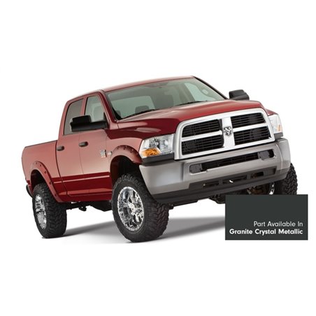 Bushwacker 20-22 Ram 1500 (Excl. Rebel/TRX) 76.3/67.4in Bed Pkt Style Flares 4pc - Grnite Cryst Met