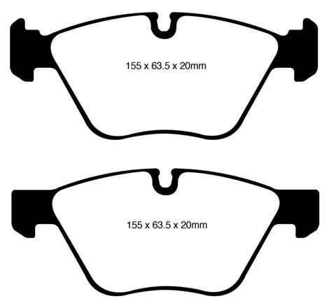 EBC 08-10 BMW 128 3.0 Greenstuff Front Brake Pads