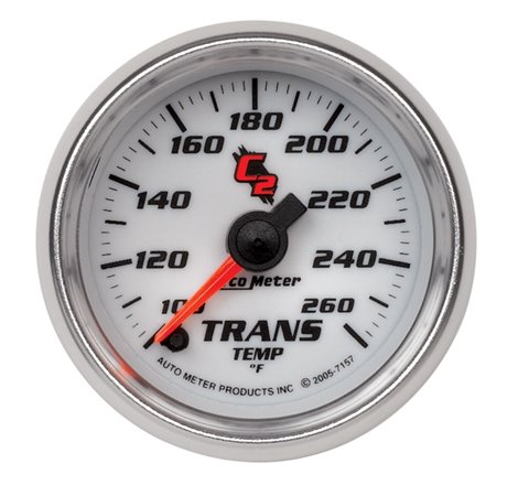 Autometer C2 52mm 100 - 260 Deg. F Electronic Trans Temp Gauge