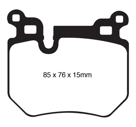 EBC 08-10 BMW 135 3.0 Twin Turbo Greenstuff Rear Brake Pads