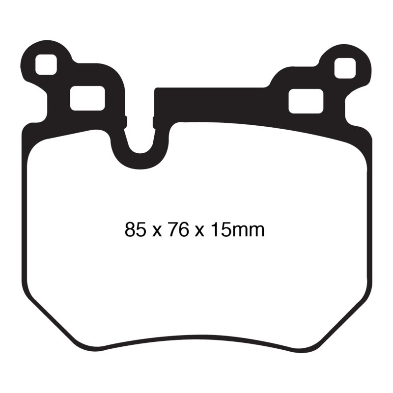 EBC 08-10 BMW 135 3.0 Twin Turbo Greenstuff Rear Brake Pads