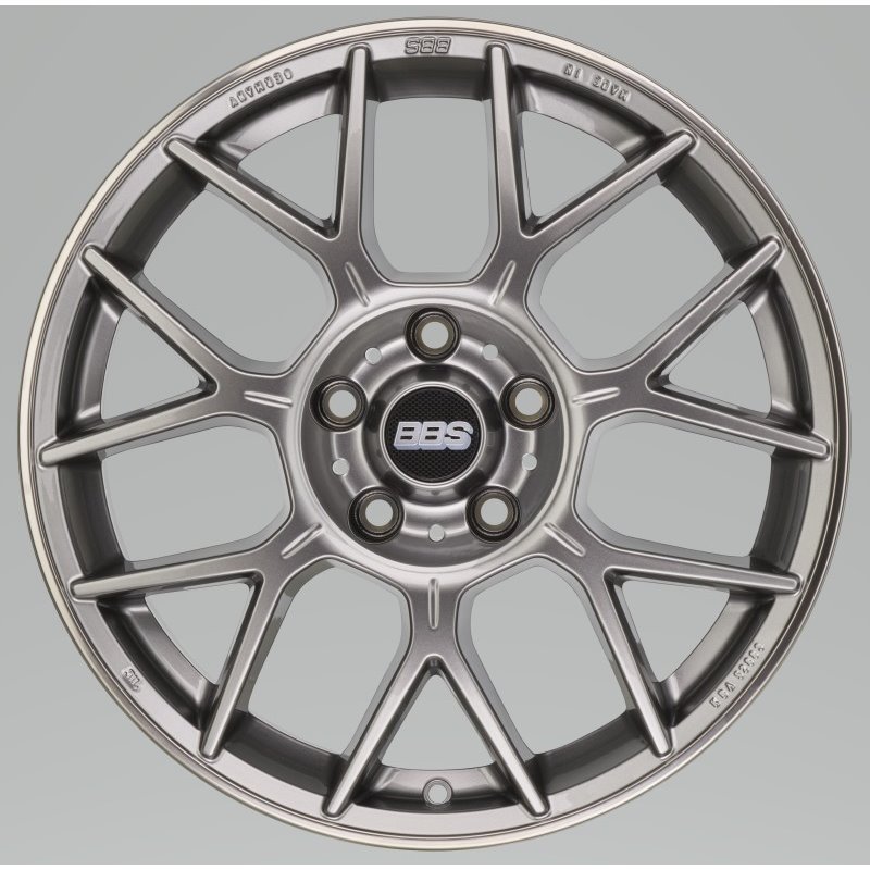 BBS XR 20x8.5 5x108 ET40 Platinum Gloss Wheel -70mm PFS/Clip Required