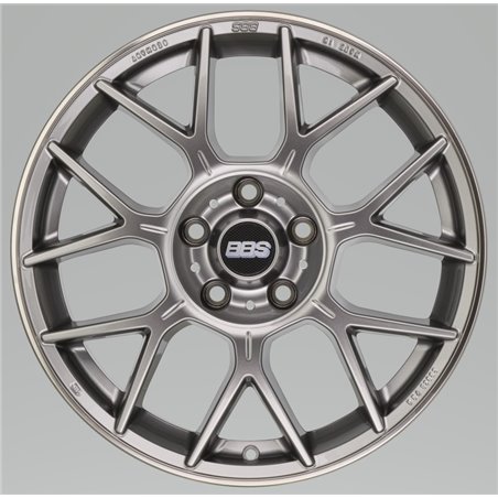 BBS XR 20x8.5 5x108 ET40 Platinum Gloss Wheel -70mm PFS/Clip Required