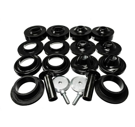 Energy Suspension 18+ Jeep Wrangler JL Black Rock-Flex 2in Adjustable Coil Spacer Set