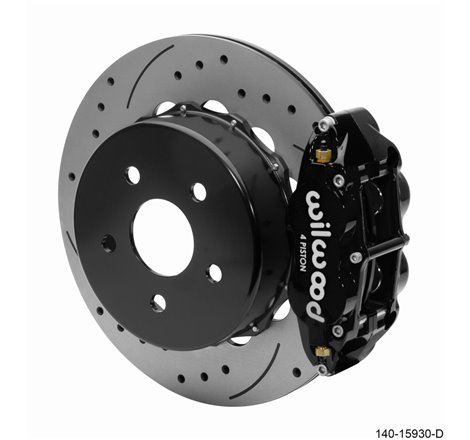 Wilwood Superlite 4R Rear Brake Kit 14.00 Black 2018-Up Jeep JL SRP w/Lines