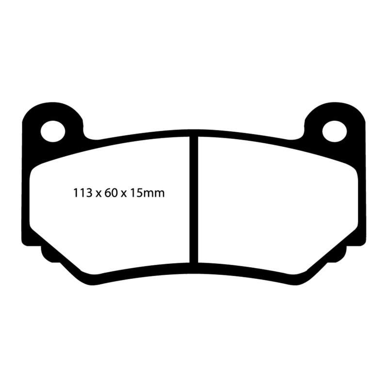 EBC 08-11 Lotus Exige 1.8 Supercharged (240) Greenstuff Front Brake Pads