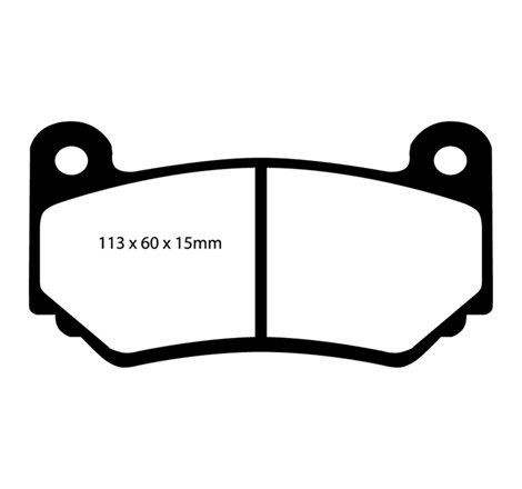 EBC 08-11 Lotus Exige 1.8 Supercharged (240) Yellowstuff Front Brake Pads