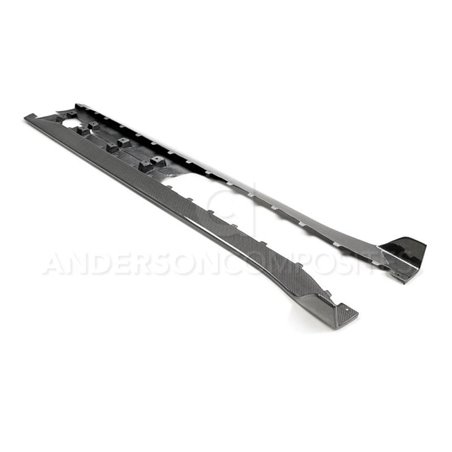 Anderson Composites 2020 Ford Mustang Shelby GT500 Carbon Fiber Rocker Panel Splitters