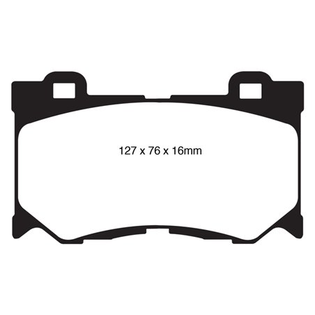 EBC 08-13 Infiniti FX50 5.0 Greenstuff Front Brake Pads