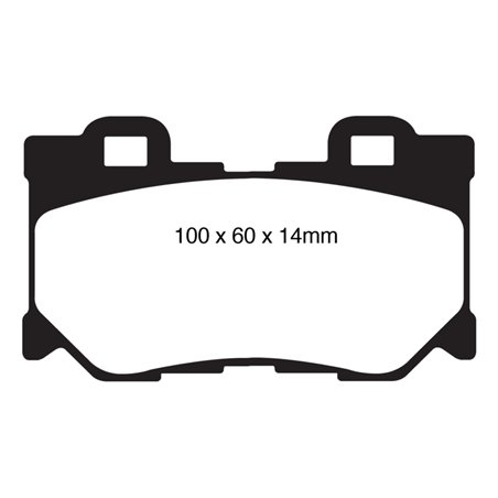 EBC 08-13 Infiniti FX50 5.0 Greenstuff Rear Brake Pads