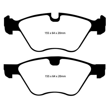 EBC 09+ BMW Z4 3.0 (E89) Ultimax2 Front Brake Pads