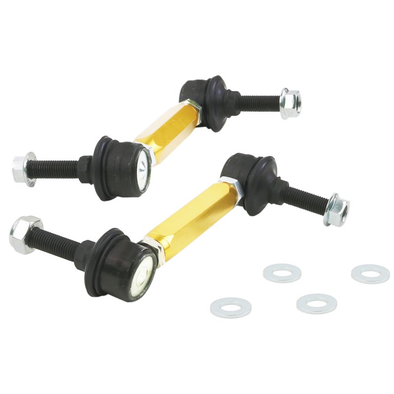 Whiteline Universal Sway Bar End Link Kit - 130-155mm Heavy Duty Adjustable - 10mm Ball Studs