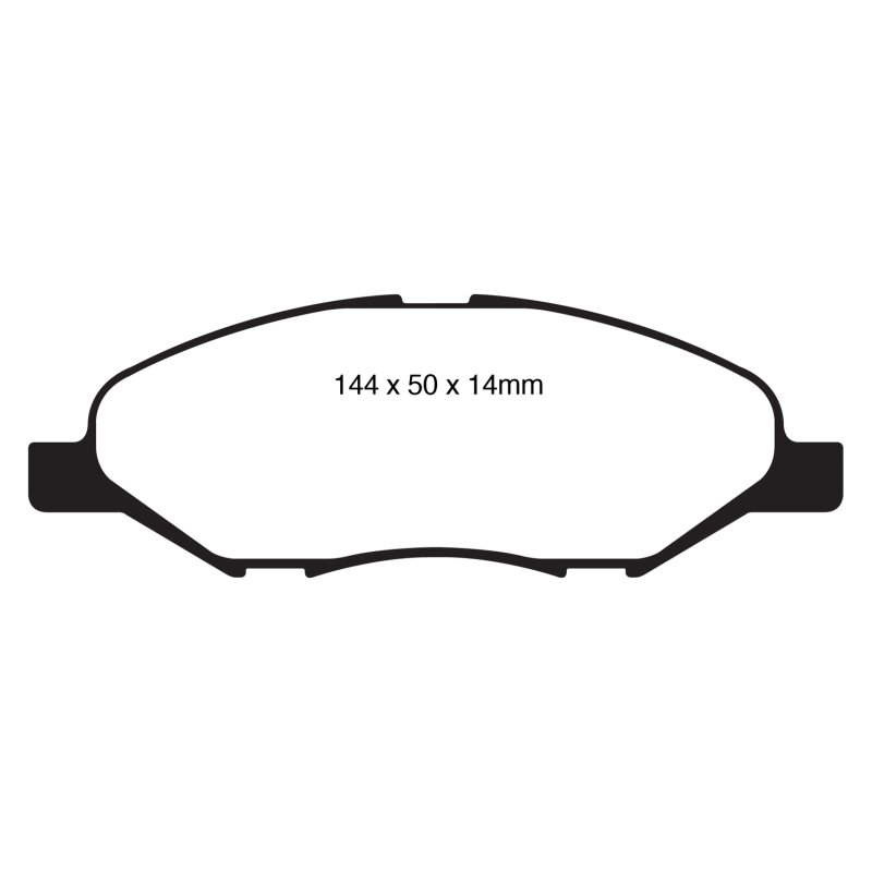 EBC 09-11 Nissan Versa 1.6 Greenstuff Front Brake Pads