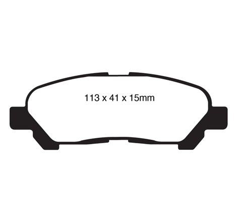 EBC 09-13 Toyota Highlander 2.7 2WD/4WD Greenstuff Rear Brake Pads