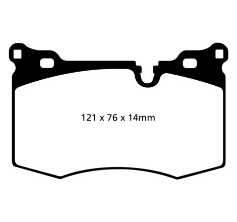 EBC 09-14 Mini Hardtop 1.6 Turbo J.C Works Greenstuff Front Brake Pads