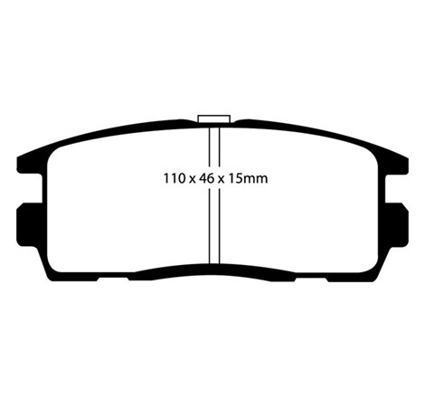 EBC 10+ Chevrolet Equinox 2.4 Greenstuff Rear Brake Pads