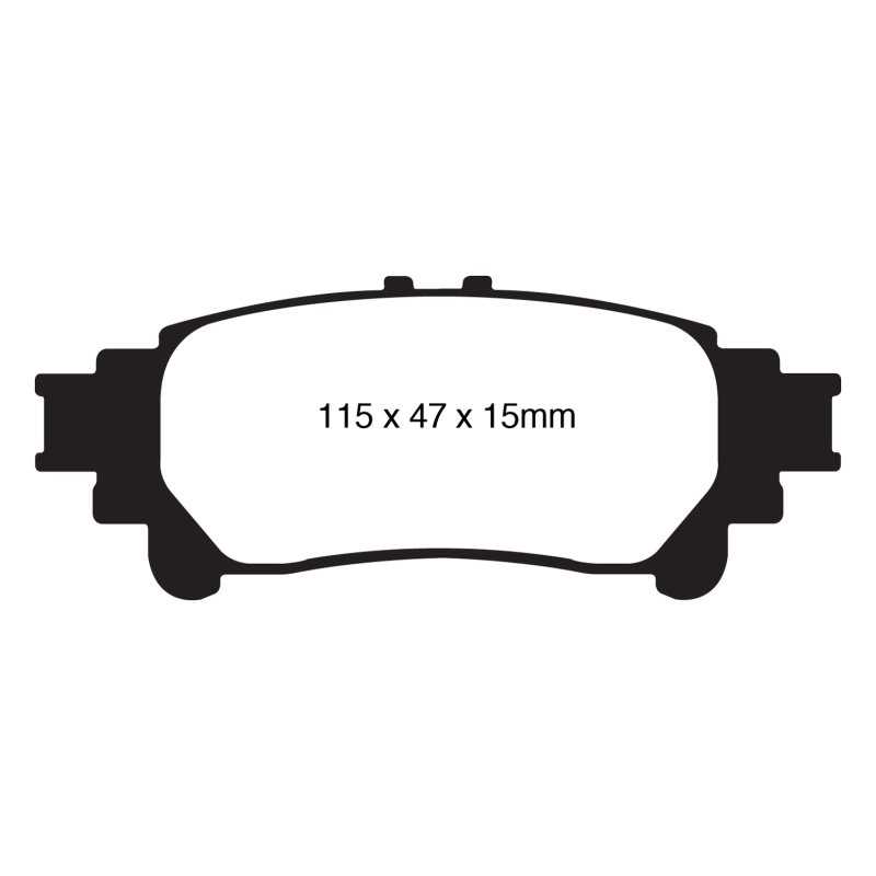 EBC 10+ Lexus RX350 3.5 (Japan) Greenstuff Rear Brake Pads