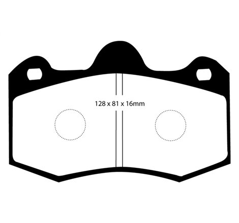 EBC 10+ Lotus Evora 3.5 Redstuff Front Brake Pads