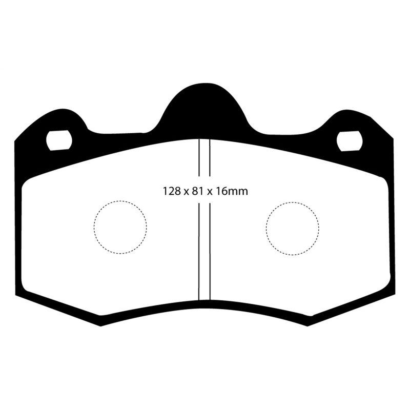 EBC 10+ Lotus Evora 3.5 Redstuff Front Brake Pads