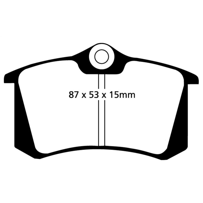 EBC 10-13 Audi A3 2.0 TD Redstuff Rear Brake Pads