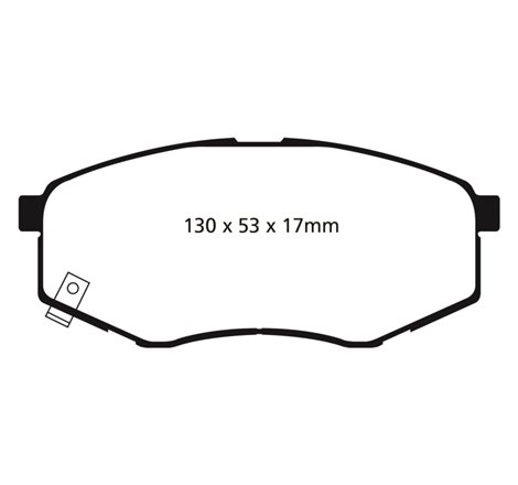 EBC 10-15 Hyundai Tucson 2.0 FWD Greenstuff Front Brake Pads