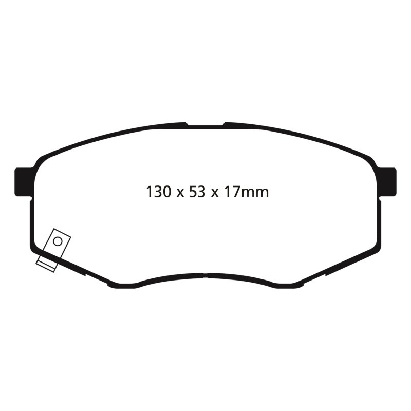 EBC 10-15 Hyundai Tucson 2.0 FWD Greenstuff Front Brake Pads