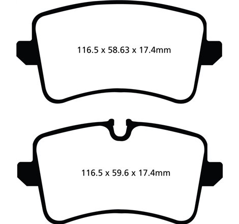 EBC 11 Audi A6 2.0 Turbo Greenstuff Rear Brake Pads