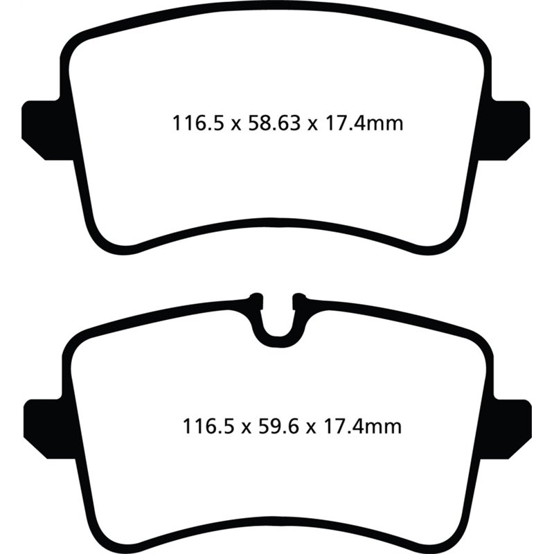 EBC 11 Audi A6 2.0 Turbo Greenstuff Rear Brake Pads