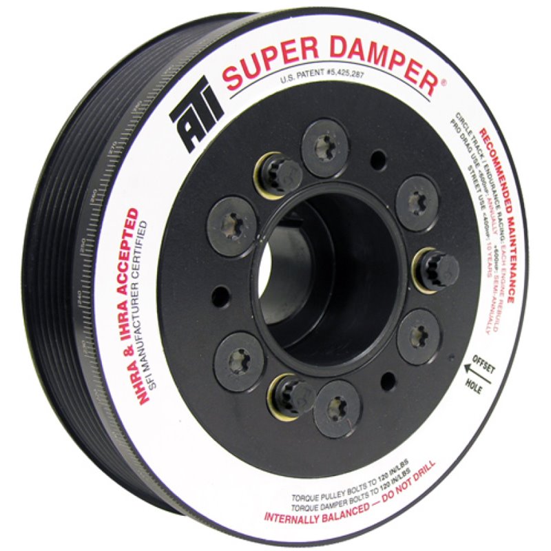 ATI Damper - 5.67in - Alum - 6 Grv - Mitsubishi Evo 10 - 3 Percent UD - 08+ - 1Pc