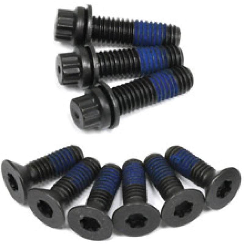 ATI Damper Bolt Pack - LS Y Body - 6 - 5/16 - 18x1 & 3 - 3/8 - 16x1 - Aluml Flat Head - 9 Bolts