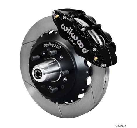 Wilwood Narrow Superlite 6R Front Big Brake Kit 12.88in GT Competition Series Rotor - Black