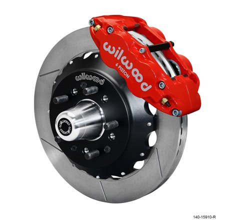 Wilwood Narrow Superlite 6R Front Big Brake Kit 12.88in GT Competition Series Rotor - Red