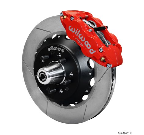 Wilwood Narrow Superlite 6R Front Big Brake Kit 14.00in GT competition Series Rotor - Red