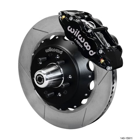 Wilwood Narrow Superlite 6R Front Big Brake Kit 14.00in GT competition Series Rotor - Black