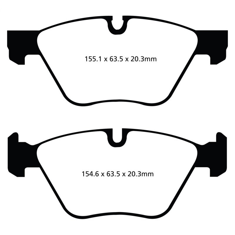 EBC 11+ BMW 528 2.0 Turbo (F10) Greenstuff Front Brake Pads