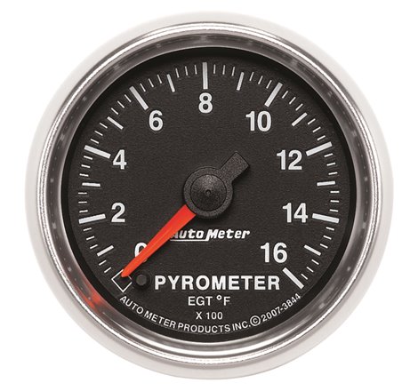 Autometer GS 0-1600 degree F Full Sweep Electronic Pyrometer Gauge