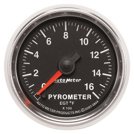 Autometer GS 0-1600 degree F Full Sweep Electronic Pyrometer Gauge