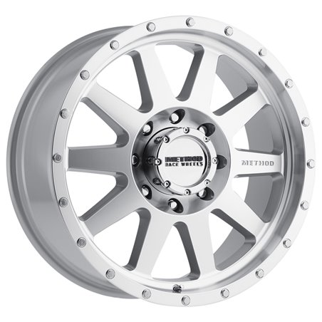 Method MR301 The Standard 18x9 +18mm Offset 8x180 130.81mm CB Machined/Clear Coat Wheel