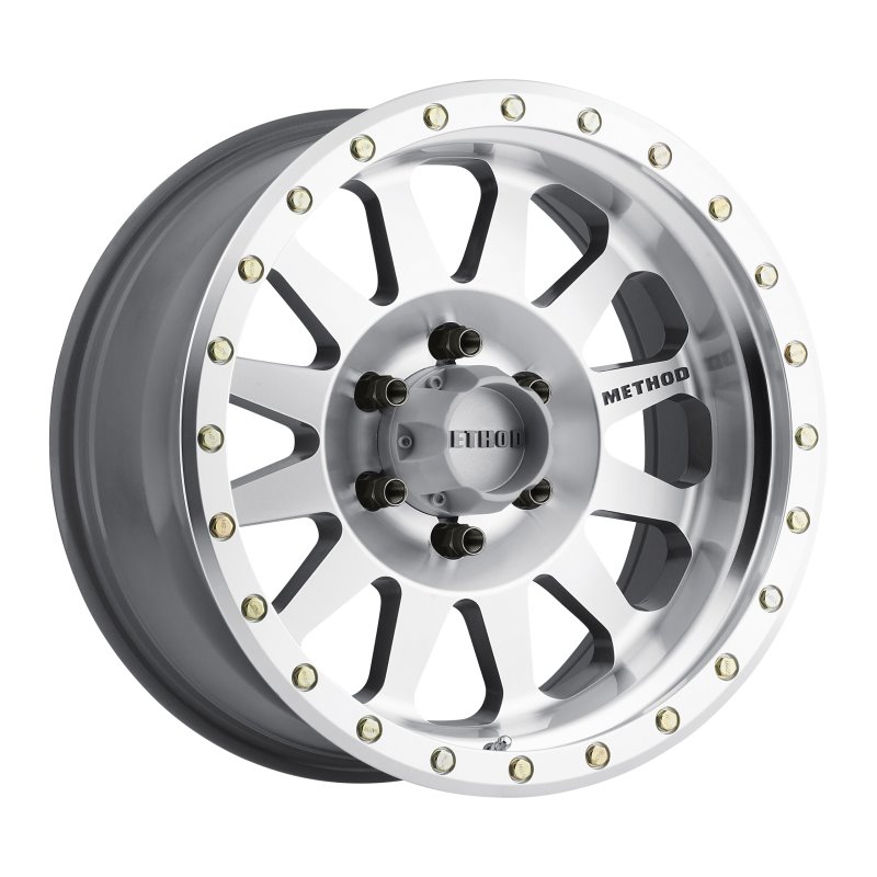 Method MR304 Double Standard 16x8 0mm Offset 6x5.5 108mm CB Machined/Clear Coat Wheel