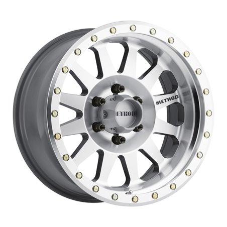 Method MR304 Double Standard 16x8 0mm Offset 6x5.5 108mm CB Machined/Clear Coat Wheel