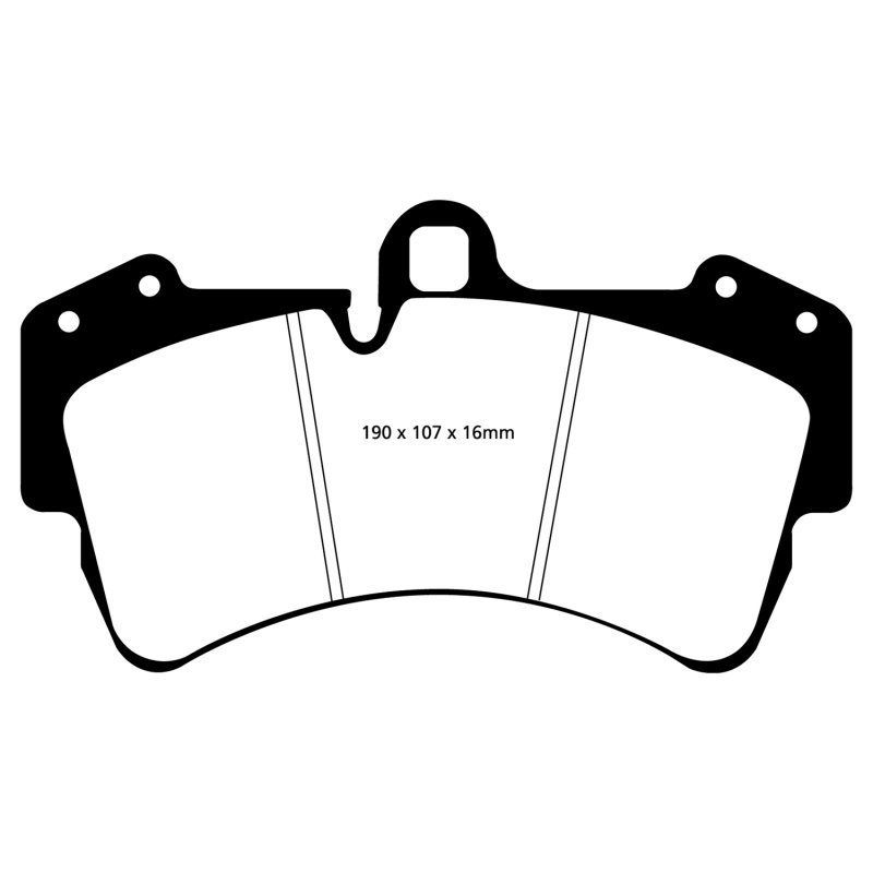 EBC 11-15 Audi Q7 3.0 Supercharged Ultimax2 Front Brake Pads