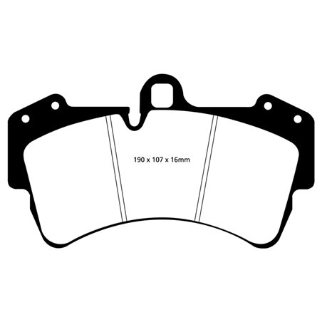 EBC 11-15 Audi Q7 3.0 Supercharged Ultimax2 Front Brake Pads