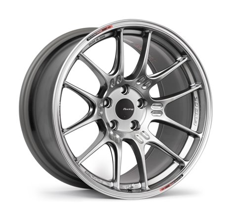 Enkei GTC02 19x9.5 5x114.3 45mm Offset 75mm Bore Hyper Silver Wheel