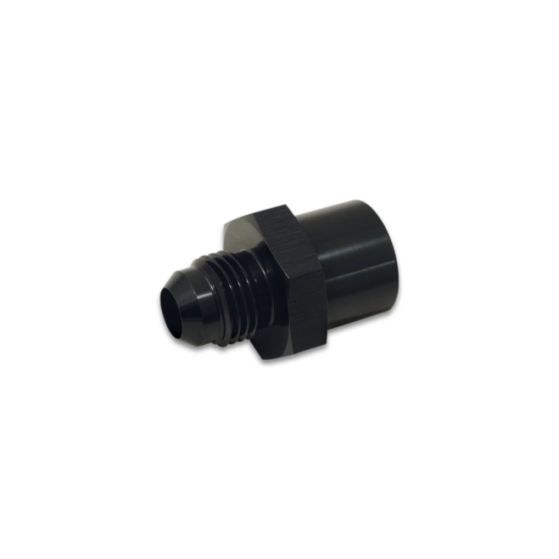 Vibrant M14 x 1.5 Female to -6AN Male Flare Adapter - Anodized Black