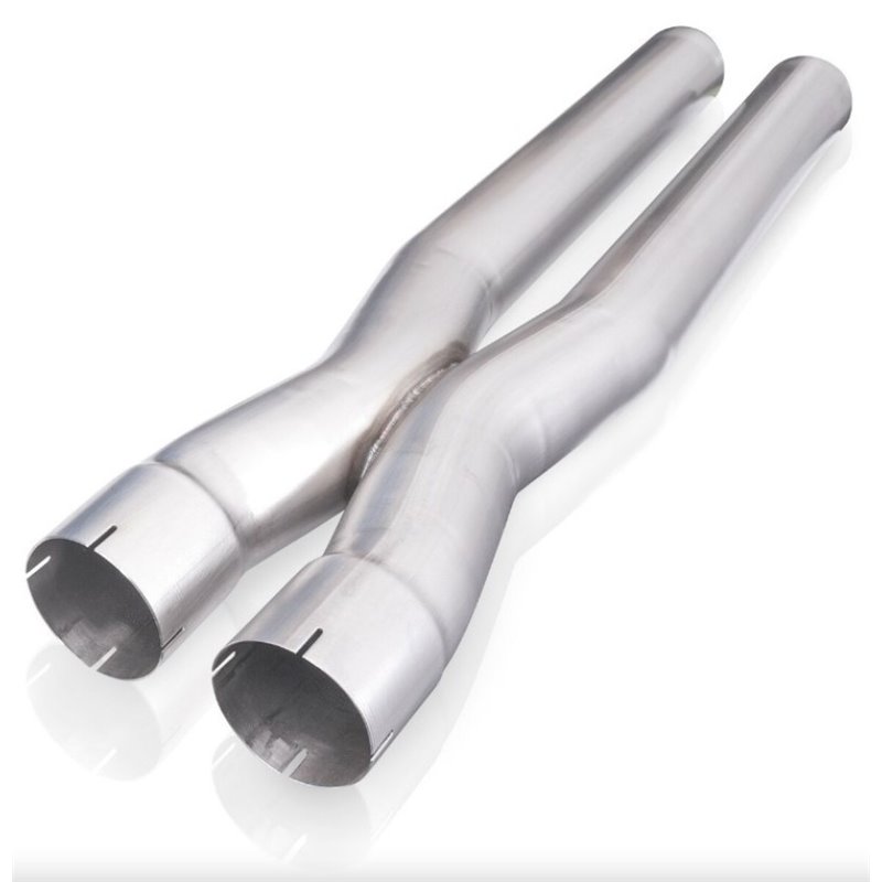 Stainless Works 3in X-Pipe (Parallel) w/ 4.125in Center-to-Center - 3in ID Expanded Inlets